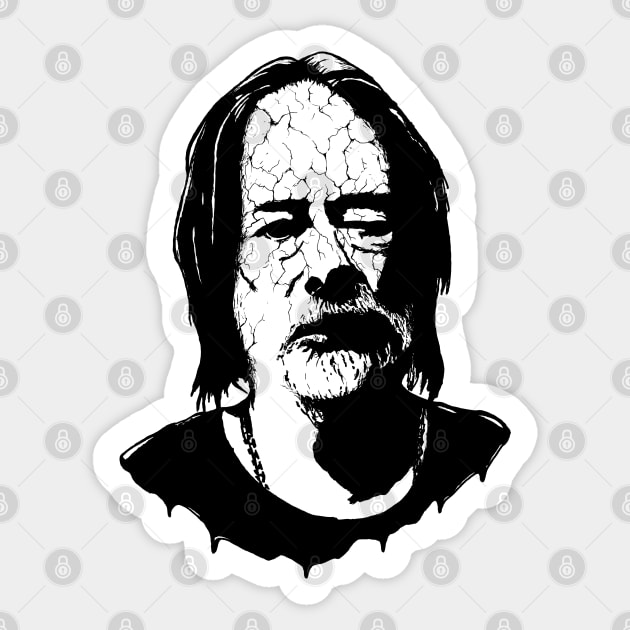 Thom Yorke Portrait Art Sticker by surmind